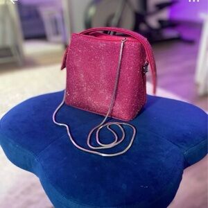 Zara Vibrant Pink Crossbody Bag